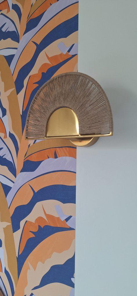 Mise en couleur d'une chambre, esprit vacances